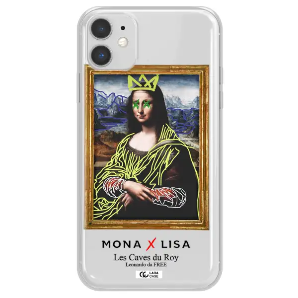 Monalisa Pop Art Apple iPhone 11 Clear TPU Case