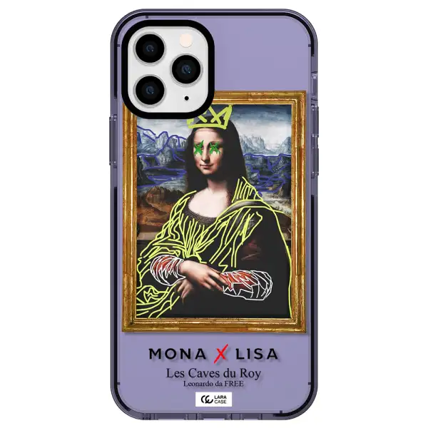 Monalisa Pop Art Apple iPhone 11 pro max impact Lilac Case