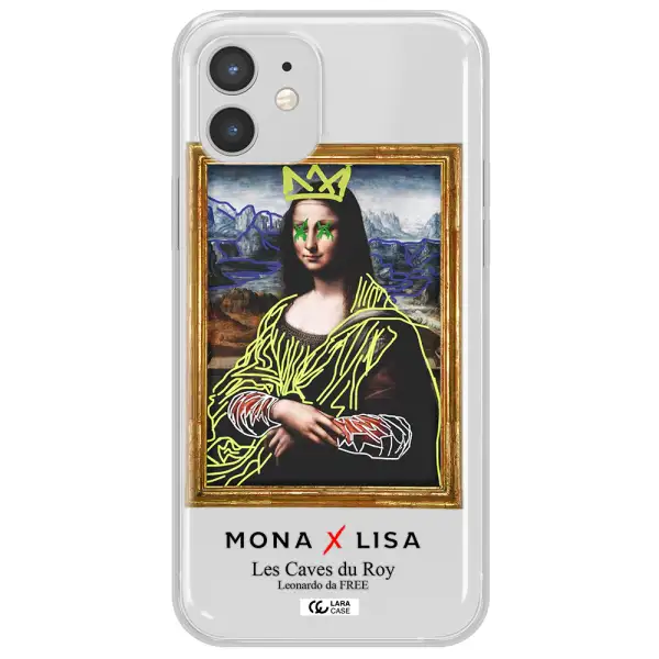 Monalisa Pop Art Apple iPhone 12 Clear TPU Case