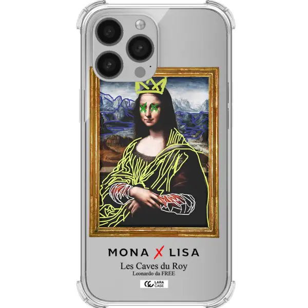 Monalisa Pop Art Apple iPhone 13 Pro Clear PC Case
