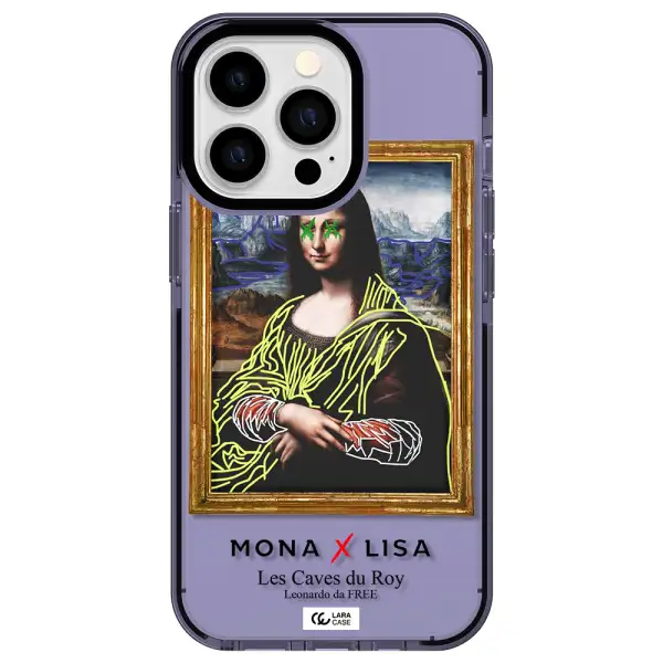 Monalisa Pop Art Apple iPhone 13 Pro impact Lilac Case