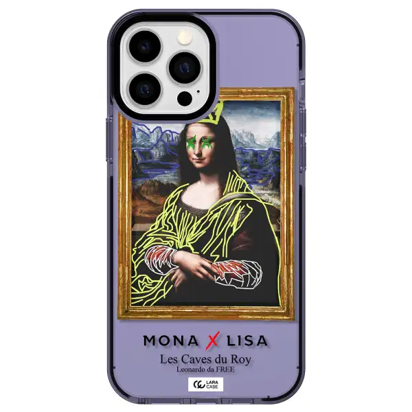 Monalisa Pop Art Apple iPhone 13 Pro Max impact Lilac Case