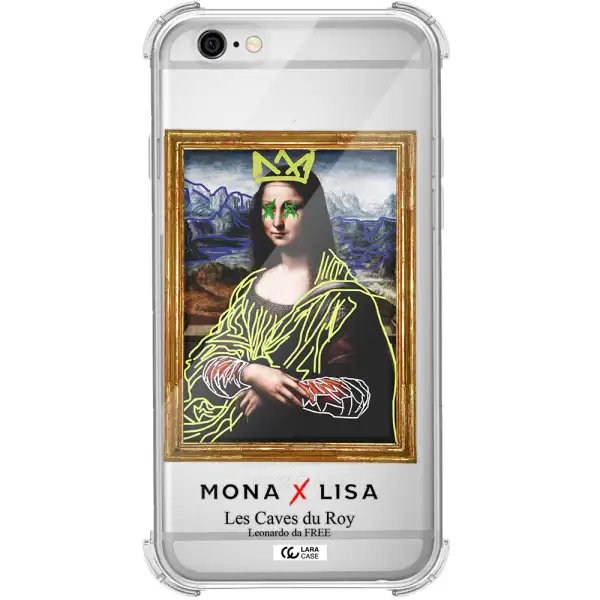 Monalisa Pop Art Apple iPhone 6 Clear PC Case