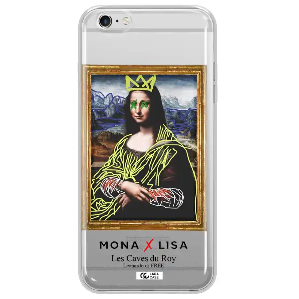 Monalisa Pop Art Apple iPhone 6 s plus Clear TPU Case
