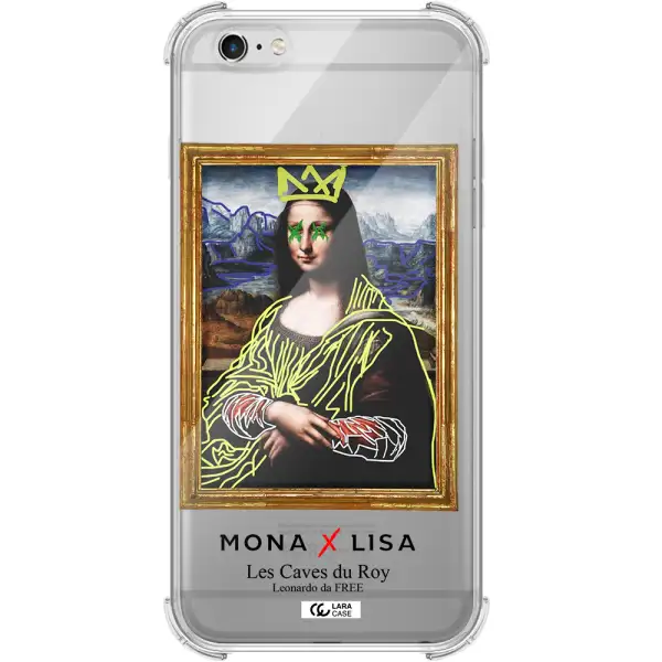 Monalisa Pop Art Apple iPhone 6S Clear PC Case
