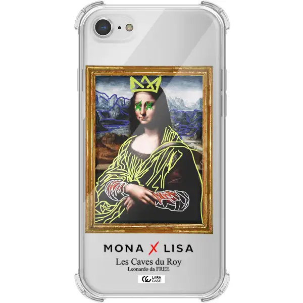 Monalisa Pop Art Apple iPhone 8 Clear PC Case