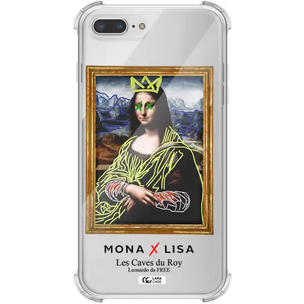 Monalisa Pop Art Apple iPhone 8 plus Clear PC Case