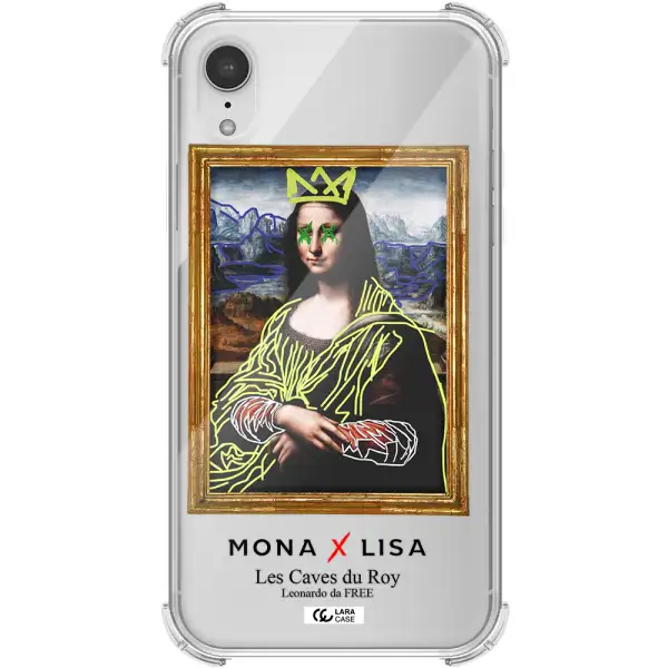 Monalisa Pop Art Apple iPhone XR Clear PC Case