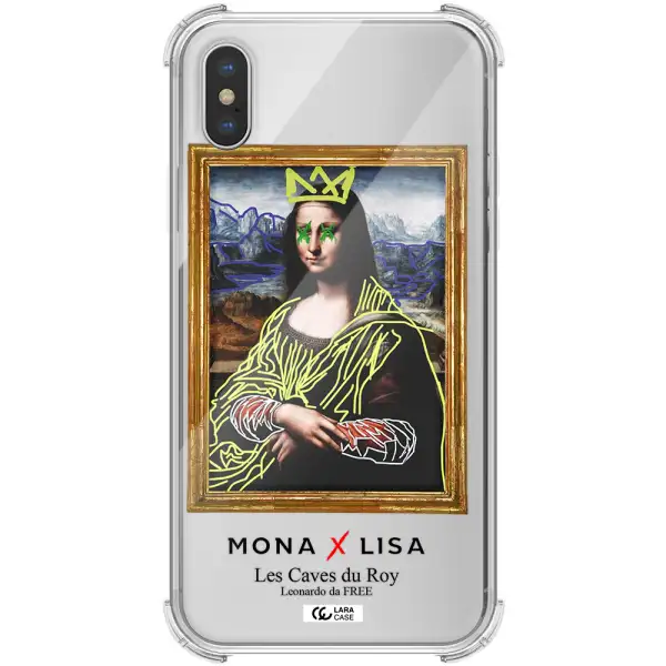 Monalisa Pop Art Apple iPhone XS Clear PC Case