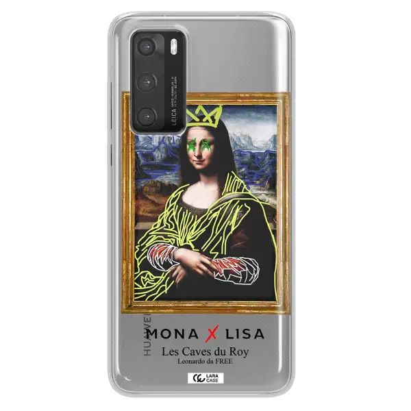 Monalisa Pop Art Huawei P40 Clear TPU Case