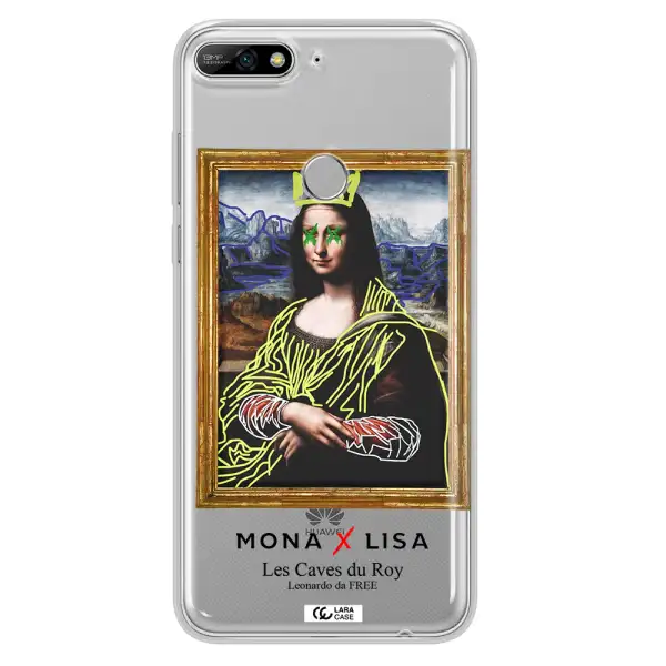 Monalisa Pop Art Huawei Y7 2018 Clear TPU Case