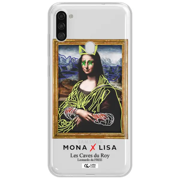 Monalisa Pop Art Samsung A11 Clear TPU Case