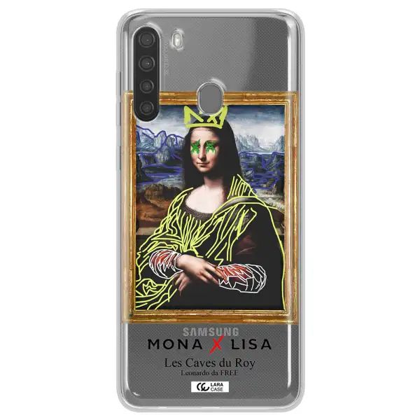 Monalisa Pop Art Samsung A21 Clear TPU Case