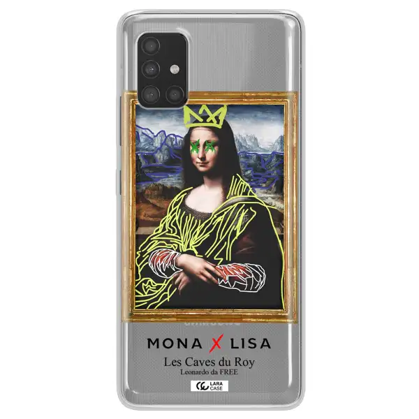 Monalisa Pop Art Samsung A51 Clear TPU Case