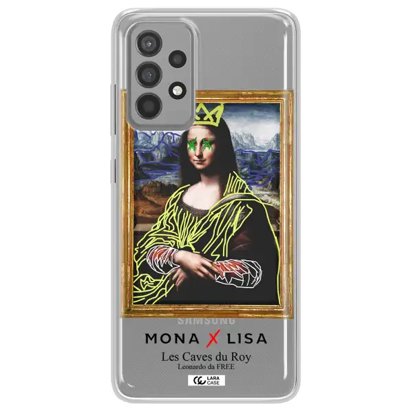 Monalisa Pop Art Samsung A52 Clear TPU Case