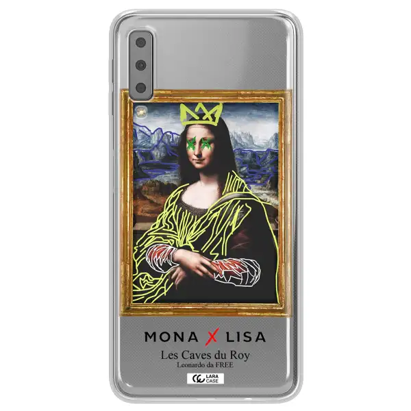 Monalisa Pop Art Samsung A7 2018 Clear TPU Case