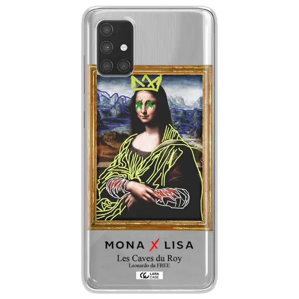 Monalisa Pop Art Samsung A71 Clear TPU Case