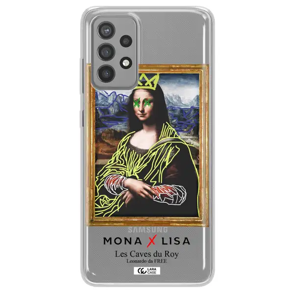 Monalisa Pop Art Samsung A72 Clear TPU Case