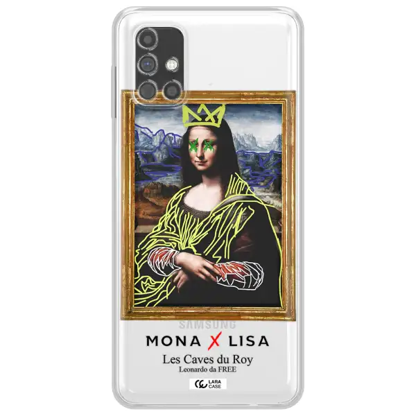 Monalisa Pop Art Samsung M31S Clear TPU Case