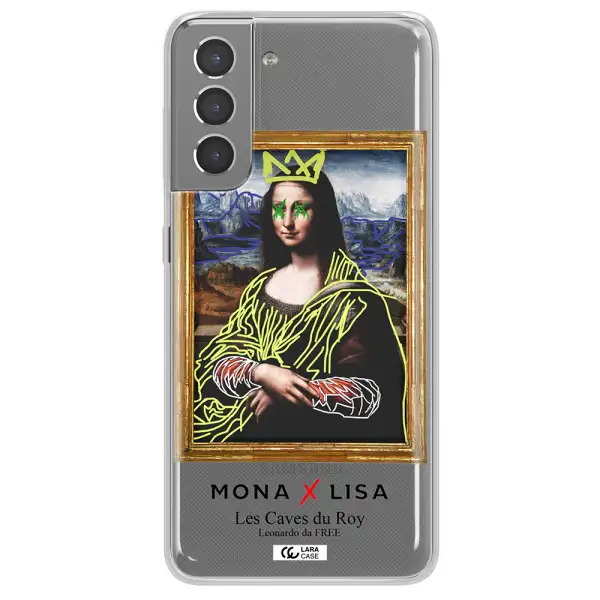 Monalisa Pop Art Samsung S21 Plus Clear TPU Case