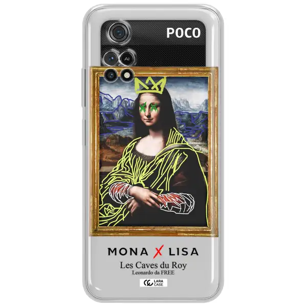 Monalisa Pop Art Xiaomi Poco M4 Pro 4G Clear Tpu Case