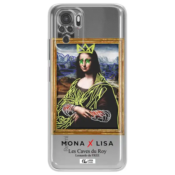 Monalisa Pop Art Xiaomi Redmi Note 10S Clear Tpu Case