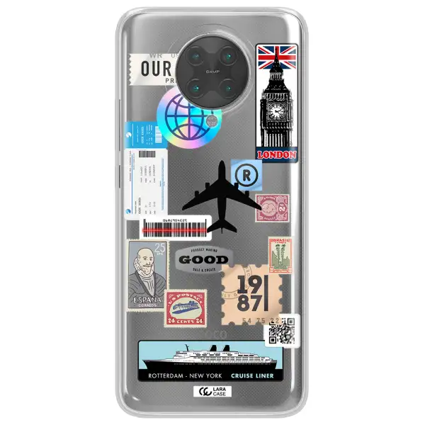 Stamp Stickers Xiaomi Poco F2 Pro Clear TPU Case