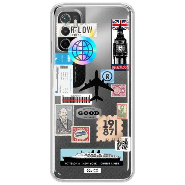 Stamp Stickers Xiaomi Poco M4 Pro 5G Clear Tpu Case