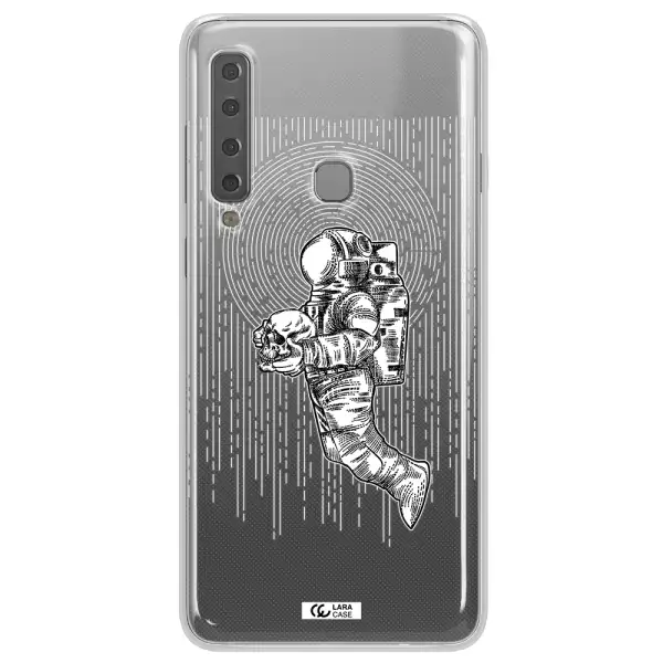 Astronaut Holding A Skull Samsung A9 2018 Clear TPU Case