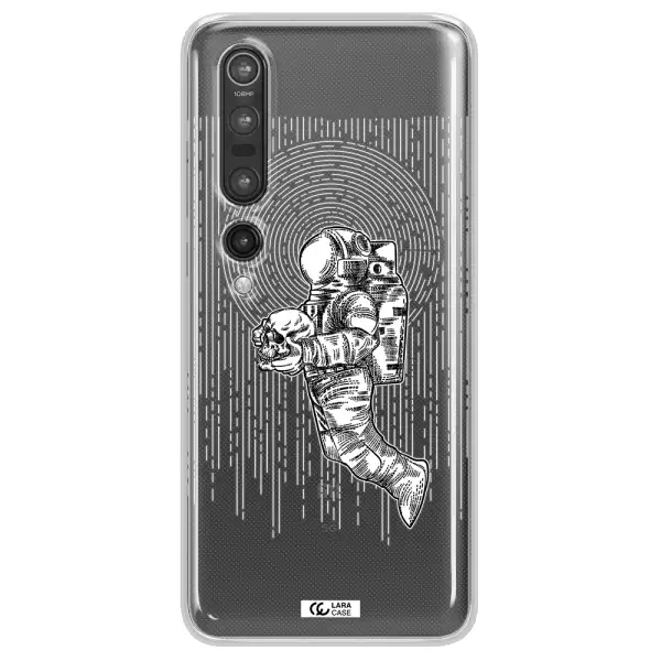 Astronaut Holding A Skull Xiaomi Mi 10 Pro Clear TPU Case
