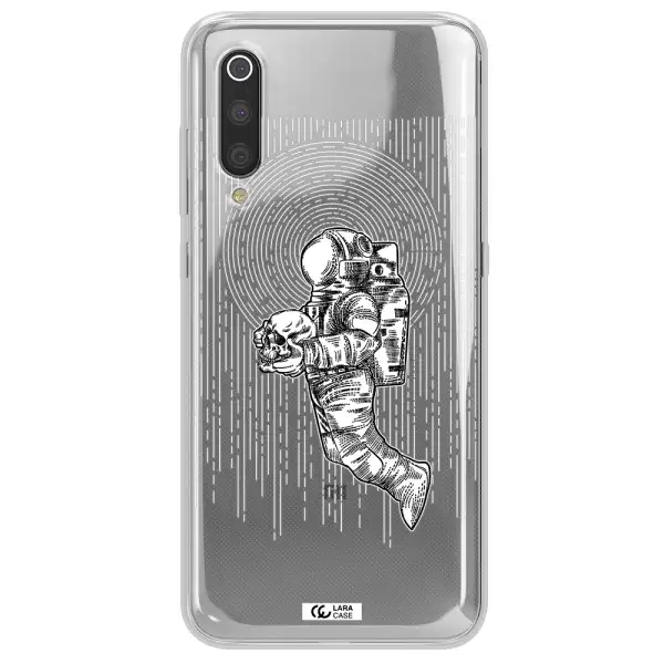 Astronaut Holding A Skull Xiaomi Mi 9 Clear TPU Case