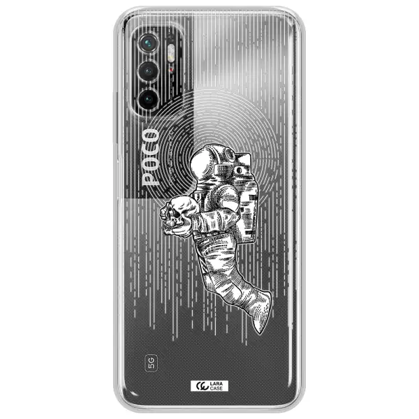 Astronaut Holding A Skull Xiaomi Poco M4 Pro 5G Clear Tpu Case