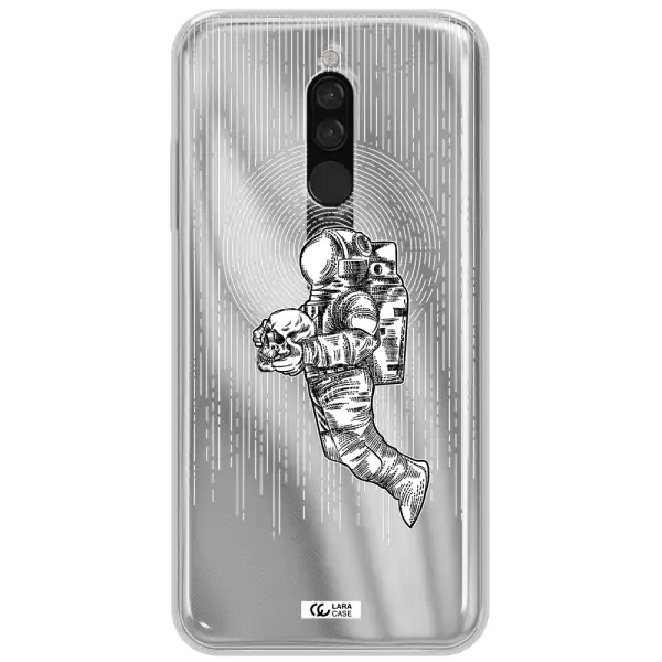 Astronaut Holding A Skull Xiaomi Redmi 8 Clear Tpu Case