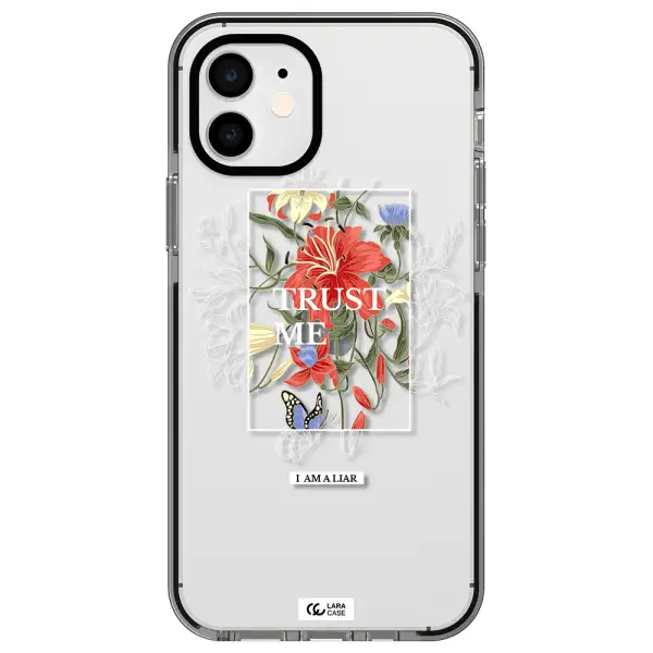 Trust Me Apple iPhone 11 impact black border Case