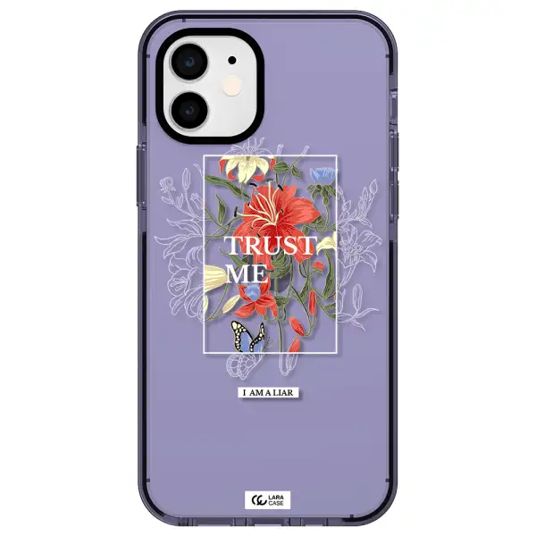 Trust Me Apple iPhone 12 impact Lilac Case