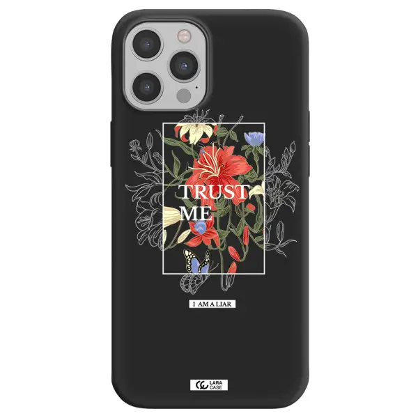 Trust Me Apple iPhone 12 pro max Silicone black Case