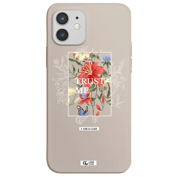Trust Me Apple iPhone 12 Silicone Stone Case