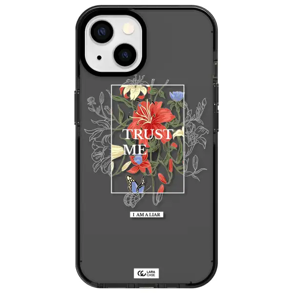 Trust Me Apple iPhone 13 impact Smoke Black Case