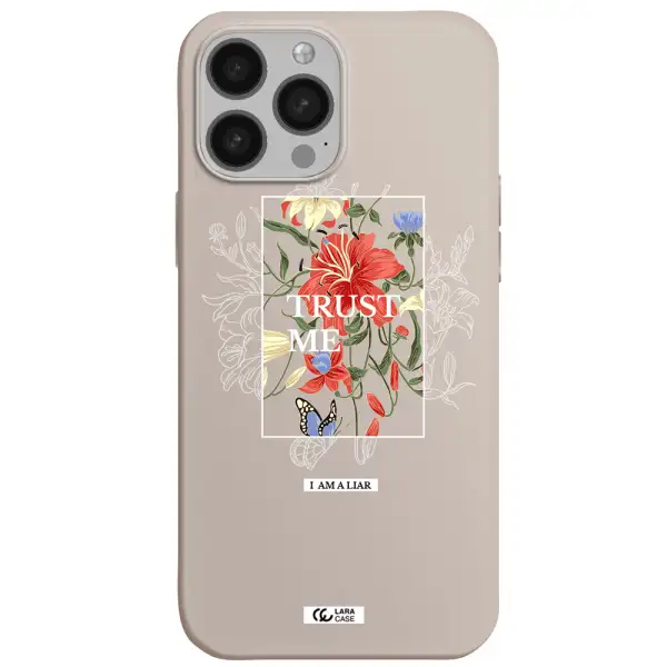 Trust Me Apple iPhone 13 Pro Silicone Stone Case