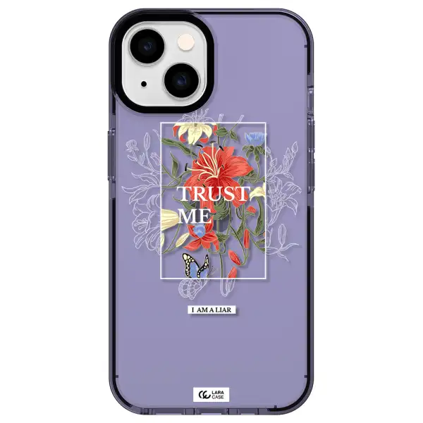 Trust Me Apple iPhone 14 impact Lilac Case