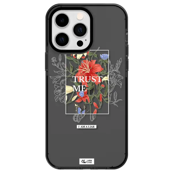 Trust Me Apple iPhone 15 Pro Max impact Smoke Black Case