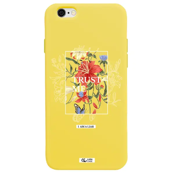 Trust Me Apple iPhone 6 Silicone canary yellow Case