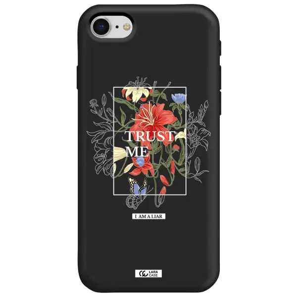 Trust Me Apple iPhone se 2020 Silicone black Case