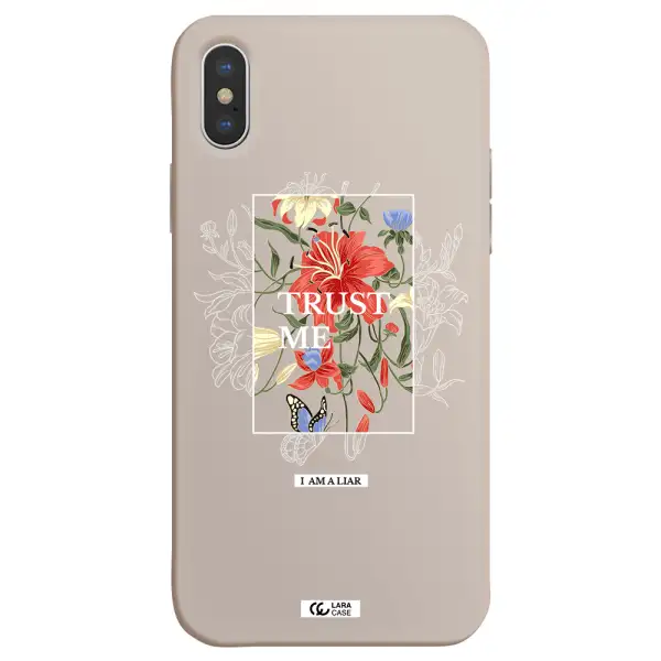 Trust Me Apple iPhone X Silicone Stone Case