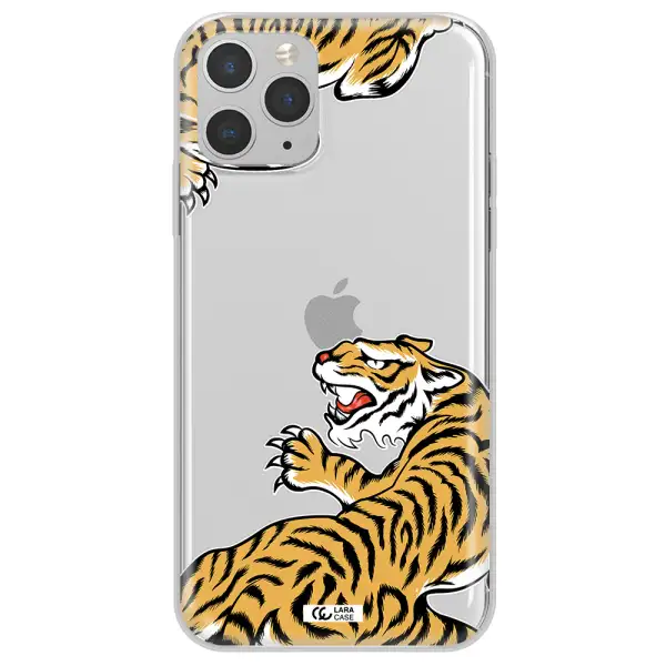 Chinese Tiger Apple iPhone 11 pro Clear TPU Case