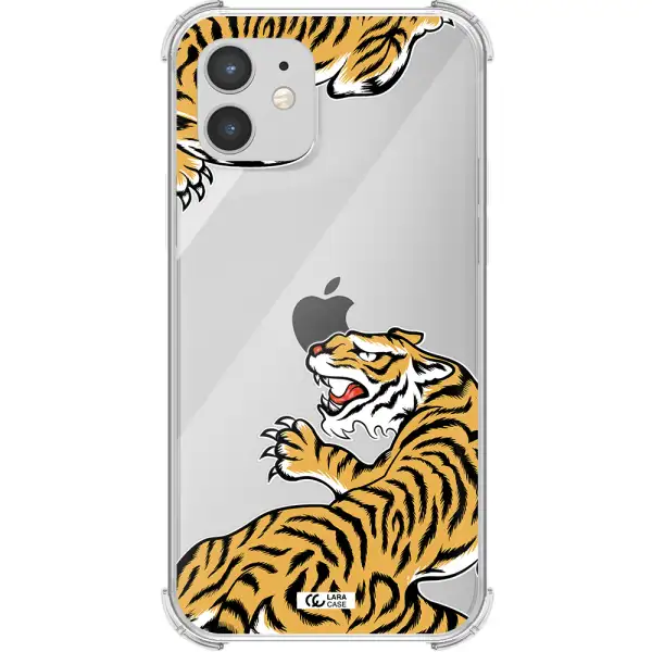 Chinese Tiger Apple iPhone 12 Clear PC Case