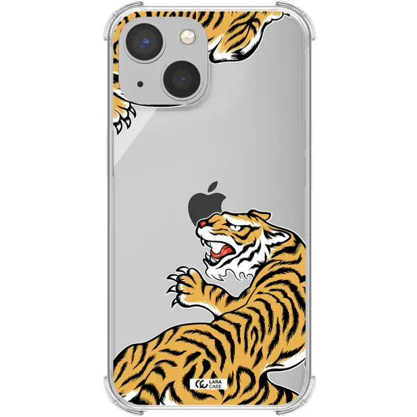 Chinese Tiger Apple iPhone 13 Clear PC Case