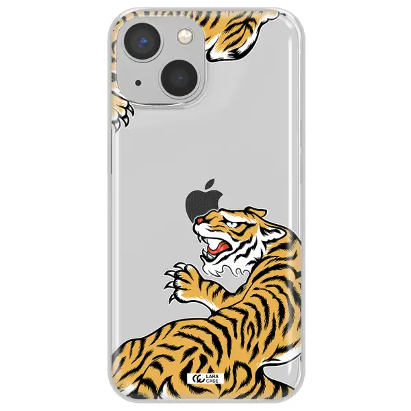 Chinese Tiger Apple iPhone 13 Clear TPU Case