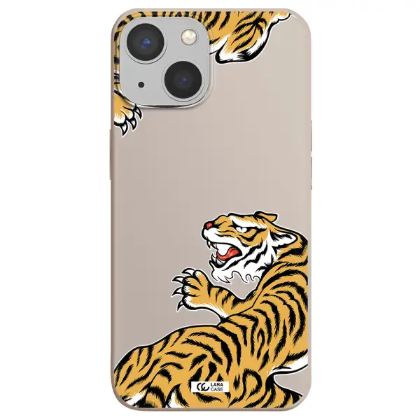 Chinese Tiger Apple iPhone 13 mini Silicone Stone Case