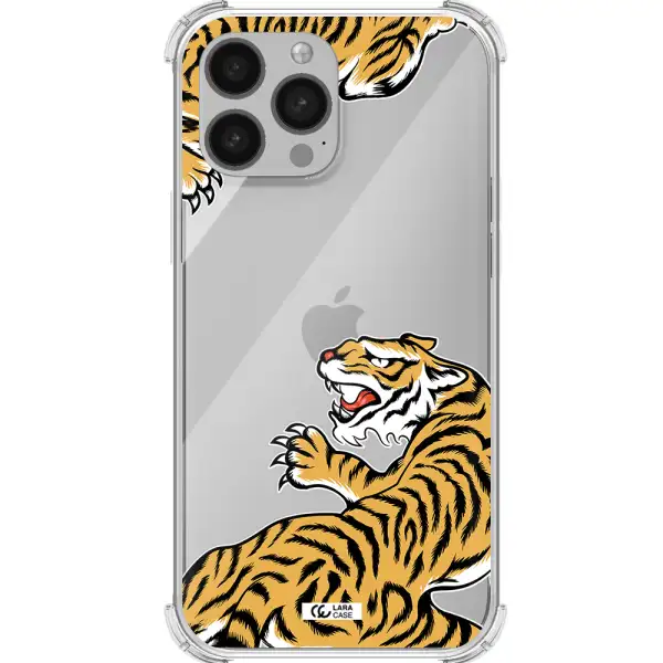 Chinese Tiger Apple iPhone 13 Pro Max Clear PC Case